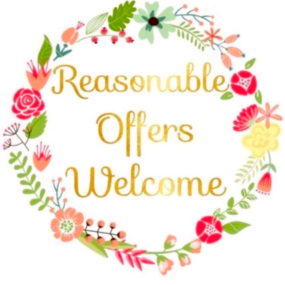 Thank you for visiting my closet. Reasonable offers are always welcome.